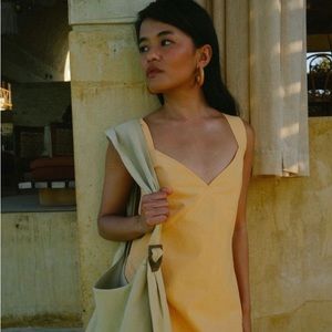 VINCE. Summer dress extra large peach/orange